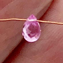 Load image into Gallery viewer, AAA Natural Brilliant Pink Sapphire .25cts Briolette Bead | 1 Bead |