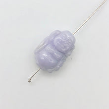 Load image into Gallery viewer, 24.7cts Hand Carved Buddha Lavender Jade Pendant Bead | 21x14.5x9mm | Lavender - PremiumBead Alternate Image 11