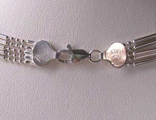 Load image into Gallery viewer, Italian Silver 5 Waterfall Chain 18" Necklace 10073B - PremiumBead Alternate Image 4