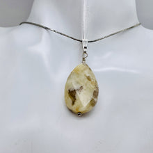 Load image into Gallery viewer, Feldspar Quartz Sterling Silver Oval Pendant | 1 3/4" Long | White Clear | 1 |