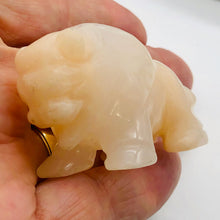 Load image into Gallery viewer, Rose Quartz Buffalo Bison Statue Figurine | 2 1/4x1 1/2" | Pink | 1 Figurine | 2 1/4x1 1/2" | Pink