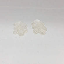 Load image into Gallery viewer, 2 Carved Ice Crystal Quartz Lizard Beads | 25x14x7mm | Clear - PremiumBead Alternate Image 10