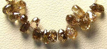 Load image into Gallery viewer, 0.18cts Natural Champagne Diamond Briolette Bead 6569XE - PremiumBead Alternate Image 2