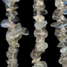 Load image into Gallery viewer, SHIMMERING! Labradorite NUGGET Bead 32" NECKLACE - PremiumBead Alternate Image 7