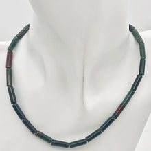 Load image into Gallery viewer, Divine Bloodstone Agate Tube Bead Strand 109547 - PremiumBead Alternate Image 4