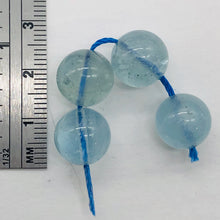 Load image into Gallery viewer, Aquamarine Parcel Round | 11 mm | Aqua | 4 Beads |