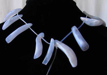 Load image into Gallery viewer, 340cts Natural Blue Chalcedony Bead Strand 110510A - PremiumBead Alternate Image 2