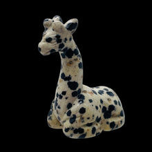Load image into Gallery viewer, Dalmation Stone Giraffe Giraffe | 49x28x20mm | White Black | 1 Figurine