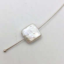 Load image into Gallery viewer, Beautiful White 11x11x4mm Square Coin FW Pearl 16" strand - PremiumBead Alternate Image 7