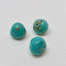 Load image into Gallery viewer, 3 Natural Turquoise 12.5x9 to 12x11.5mm Nuggety Beads 2191 - PremiumBead Primary Image 1