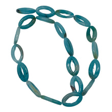 Load image into Gallery viewer, 4 Picture Frame Amazonite 20x12x4mm Oval Beads 009368D