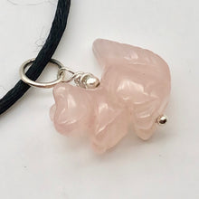 Load image into Gallery viewer, Charm! Rose Quartz Squirrel Solid Sterling Silver Pendant 509279RQ - PremiumBead Alternate Image 4