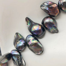 Load image into Gallery viewer, Hot Flaming Comet! Peacock Pearl Blister Strand - PremiumBead Alternate Image 4