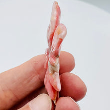 Load image into Gallery viewer, Peruvian Opal Flower Pendant | 65x45x7mm | Pink White | 1 Bead