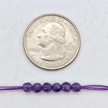 Load image into Gallery viewer, Gorgeous Natural Faceted Amethyst Round Beads | 4mm | 6 Beads | #681 - PremiumBead Alternate Image 5