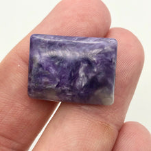 Load image into Gallery viewer, 29cts of Rare Rectangular Pillow Charoite Bead | 1 Beads | 23x17x8mm | 10872B - PremiumBead Alternate Image 4