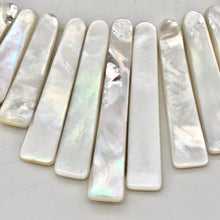 Load image into Gallery viewer, Designer! Mother of Pearl Shell Slab Collar Strand | 21 beads | - PremiumBead Alternate Image 4