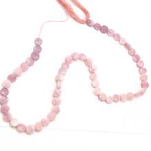Load image into Gallery viewer, Delish Pink Peruvian Opal Faceted Coin Bead Strand 107575 - PremiumBead Alternate Image 4