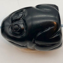 Load image into Gallery viewer, 1 Frog Carved in Black Jet Pendant Bead 4129A - PremiumBead Primary Image 1