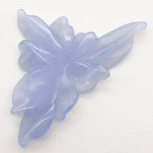 Load image into Gallery viewer, 38.2cts Exquisitely Hand Carved Blue Chalcedony Flower Pendant Bead - PremiumBead Alternate Image 4