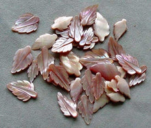 Load image into Gallery viewer, 2 Velvety Pink Mussel Shell Leaf Pendant Beads 4326B - PremiumBead Alternate Image 2