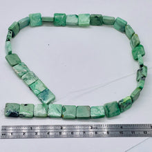Load image into Gallery viewer, Mojito Natural Green Turquoise Square Coin Bead Strand 107412G