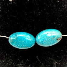 Load image into Gallery viewer, Two Sky Blue 16x12x8mm Skipping Stone Beads - PremiumBead Alternate Image 5