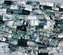 Load image into Gallery viewer, Flat Rectangle Tree Agate Bead Strand 104897 - PremiumBead Alternate Image 2