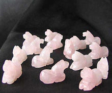 Load image into Gallery viewer, Trusty 2 Carved Rose Quartz Horse Pony Beads - PremiumBead Alternate Image 2