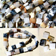 Load image into Gallery viewer, Exotic African Opal Square Coin Bead Strand 107525 - PremiumBead Alternate Image 4