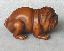 Load image into Gallery viewer, Carved Boxwood Sharpei Dog Ojime/Netsuke Bead - PremiumBead Alternate Image 2
