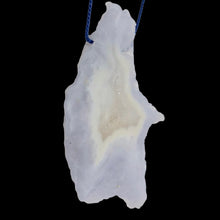 Load image into Gallery viewer, 90cts Blue Chalcedony Pendant Bead Druzy Dream 9852L