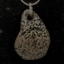 Load image into Gallery viewer, Meteorite Carved Sterling Silver Pendant | 1 Pendant | Black | 2 1/2" Long |