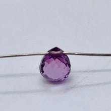 Load image into Gallery viewer, Sapphire Faceted .55ct Briolette | 5x4mm | Pink | 1 Bead |