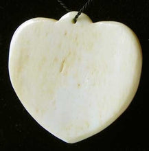 Load image into Gallery viewer, Elegant Carved Waterbuffalo Bone Rose Heart Bead 9646B - PremiumBead Alternate Image 9