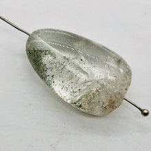 Load image into Gallery viewer, Lodalite Quartz Oval Pendant Bead | 28x18x12 mm | Clear Included | 1 Bead |