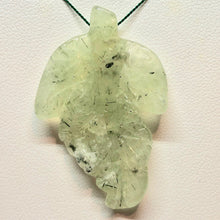 Load image into Gallery viewer, Carved Green Prehnite Leaf Briolette Bead W/Druzy Cave 9886M - PremiumBead Primary Image 1