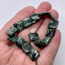 Load image into Gallery viewer, Siberia Russian Seraphinite 13x13mm Bead 7.5 inch Strand 9576HS