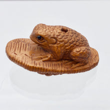Load image into Gallery viewer, Intricately Carved Froggie Slipper Ojime/Netsuke Bead - PremiumBead Alternate Image 5