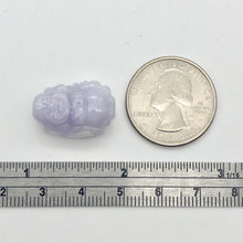 Load image into Gallery viewer, 24.7cts Hand Carved Buddha Lavender Jade Pendant Bead | 21x14.5x9mm | Lavender - PremiumBead Alternate Image 6