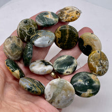 Load image into Gallery viewer, Ocean Jasper Graduated Round Bead Strand | 26x8 to 29x12 |Multi-color| 15 Beads|
