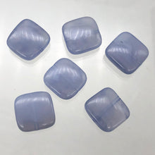 Load image into Gallery viewer, Blue Chalcedony Square Half Strand | 16x16x6 | Blue | 13 Beads |