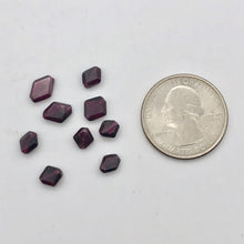 Load image into Gallery viewer, 9 Diamond-shaped Garnet Faceted Beads | 8x6-8x7mm | Red | 9 Beads | 176 - PremiumBead Alternate Image 7