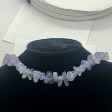 Load image into Gallery viewer, Oregon Holly Blue Chalcedony Agate 87 Grams Nugget Strand| 13x7 16x11 | 58 Bead|