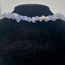 Load image into Gallery viewer, Oregon Holly Blue Chalcedony Agate 79 Grams Nugget Strand| 11x6 18x8 | 61 Bead |