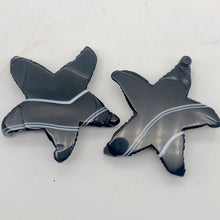 Load image into Gallery viewer, Stunning! Carved Sardonyx Starfish Pendant Bead | 60x9mm | Black/White | - PremiumBead Alternate Image 6