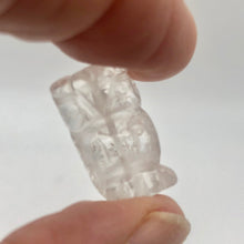 Load image into Gallery viewer, 2 Wisdom Carved Quartz Owl Beads - PremiumBead Alternate Image 10