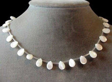 Load image into Gallery viewer, 4 White Ebony Faceted Shell 10x7mm Briolette Beads 4331 - PremiumBead Alternate Image 3