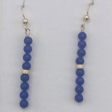 Load image into Gallery viewer, Natural AAA Lapis with 14K Rose Gold Filled Earrings | 2"Long | Blue |