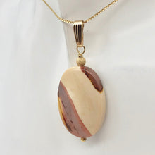 Load image into Gallery viewer, Sherbet Mookaite 30x20mm Oval 14k Gold Filled Pendant, 2 inches 506765A - PremiumBead Alternate Image 9